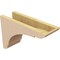 Ekena Millwork 5"W x 15"D x 10"H Classic Olympic Rough Cedar Woodgrain TimberThane Corbel, Primed Tan CORUR05X15X10OLYRCPR - alternate 5